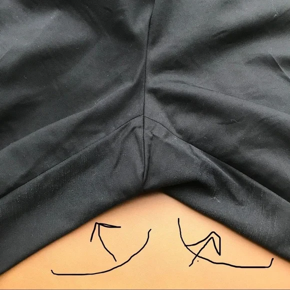 Lane Bryant Cuffed Black Dress Pants Size 16 - Picture 4 of 8